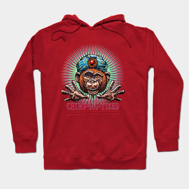 Chimp-mo-tized Hoodie by ChetArt